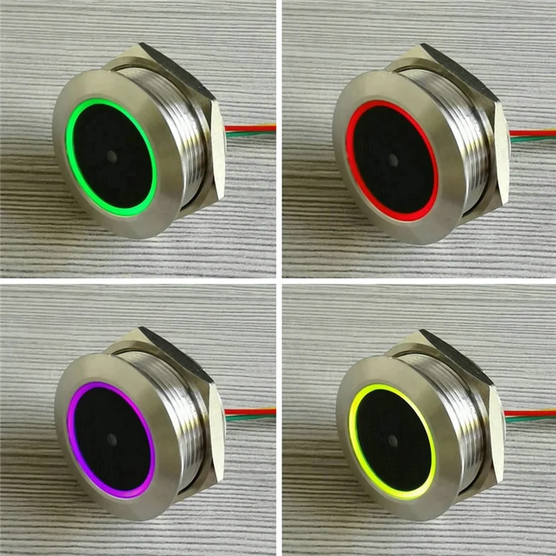 【Last-Chance!】GM60 UART Stainless Steel Controlled Ring Indicator Light 1D/QR/2D Bar Code Scanner QR Code Barcode Scanner Module