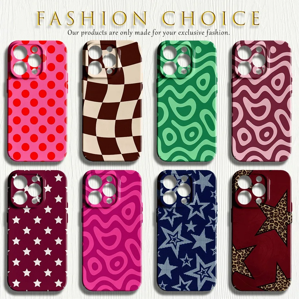 Retro Checker Phone Case for Samsung Galaxy S20 S21 S22 S23 S24 S25 S26 FE Plus Note20 Ultra 4G 5G Glossy Film Hard PC Cover