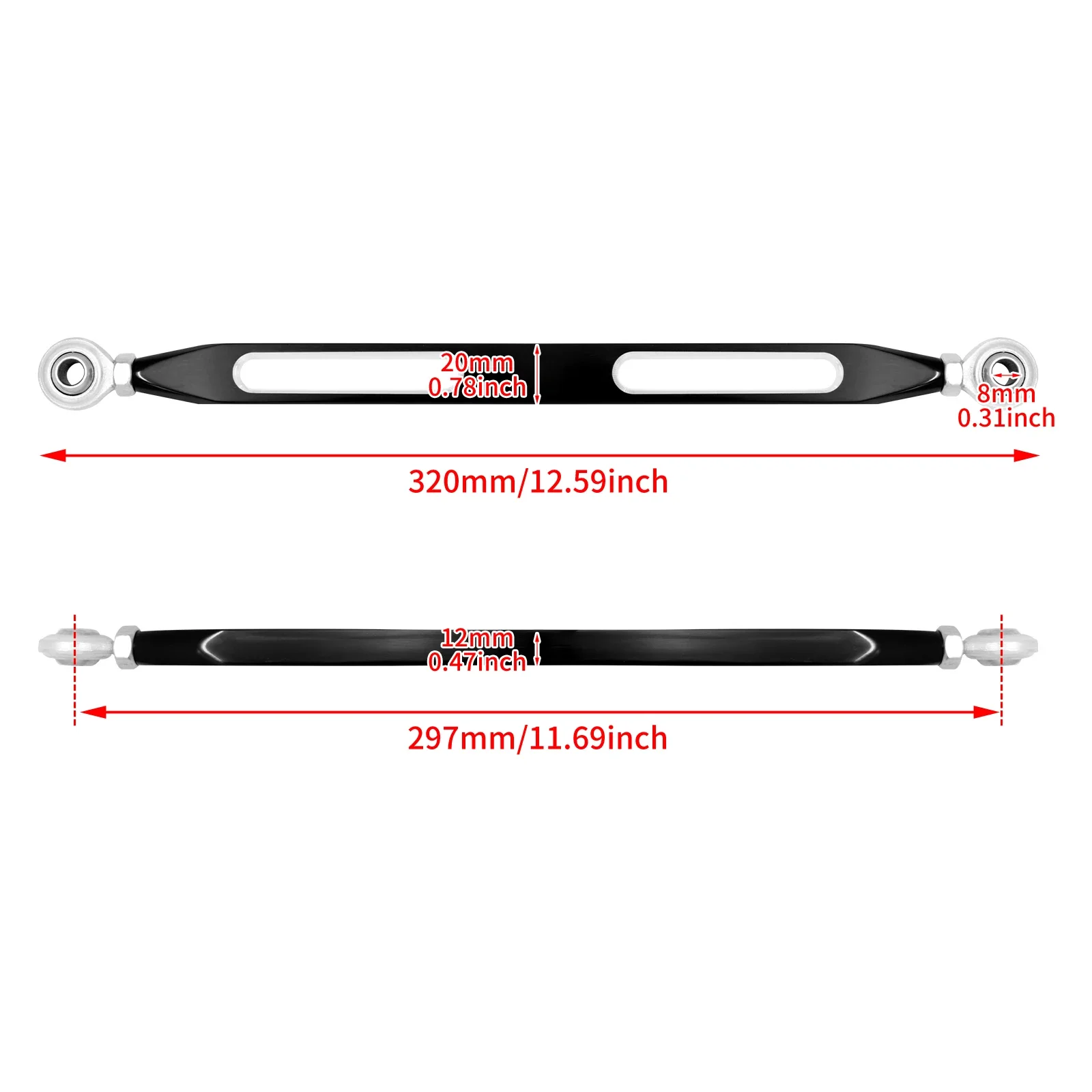 Motorcycle CNC 330MM Gear Shift Linkage Lever For Harley Touring Electra Street Glide Road King Softail Fat Boy Deluxe Breakout