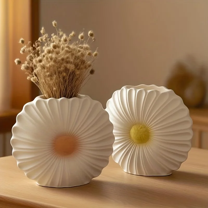 

Силиконовая форма для эпоксидной смолы, подходящая для создания вазы в виде подсолнуха своими руками — универсальная форма, совместимая с эпоксидной смолой, глиной, воском, для изготовления свечей ручной работы