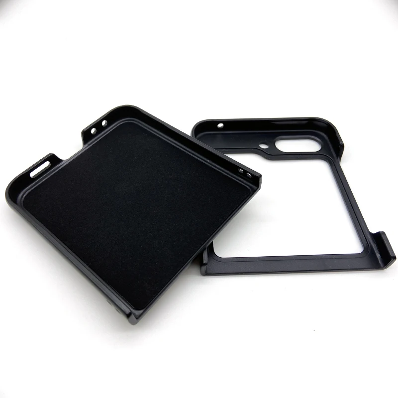 Samsung Galaxy Z Flip 6 Flip 5 Carbon Fiber Texture Phone Case Hard Back Shell Schutzhülle für Galaxy Z Flip 6 Flip5