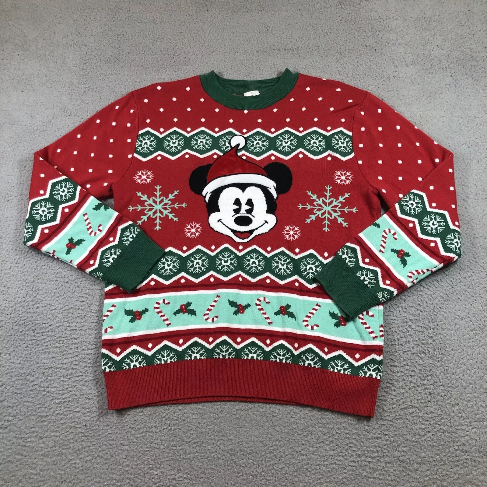 2024 New Mickey Mouse and Donald Duck Ugly Christmas Party Hoodies Men and Women Pullovers Spring and Autumn