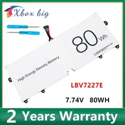 LG 그램용 노트북 배터리, LBV7227E, 7.74V, 80Wh, 15, 16, 17, 2020, 2021, 15Z90N, 17Z90N, 16ZD90P, 16Z90PC, 16Z90PG, 17Z90P