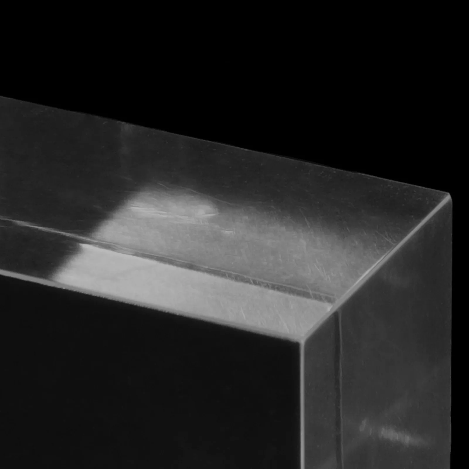 10Pcs Acrylic Square Display Block Clear Transparent Jewelry Display Stand 2x2x0.8 Inch Acrylic Cube Base Riser for Ring