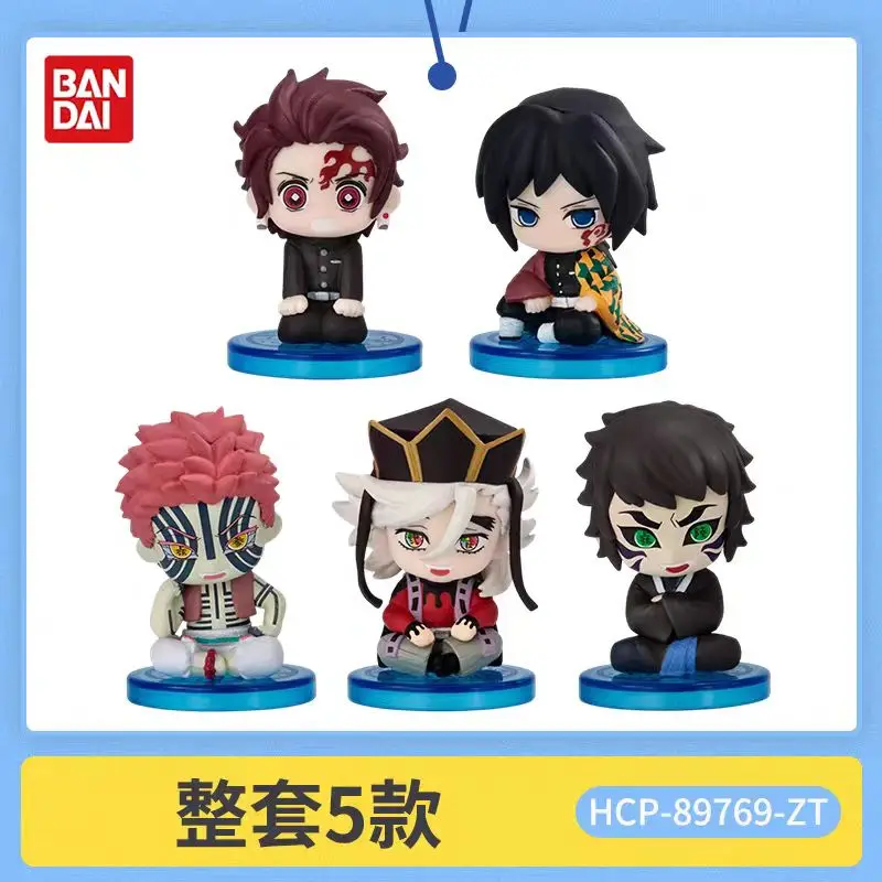 

Фигурки-гашапоны Bandai Demon Slayer: Infinite Castle Arc (сидячие) - Танджиро Камадо, Гию Томиока, Аказа, Доума, Кайгаку (мини-аниме)