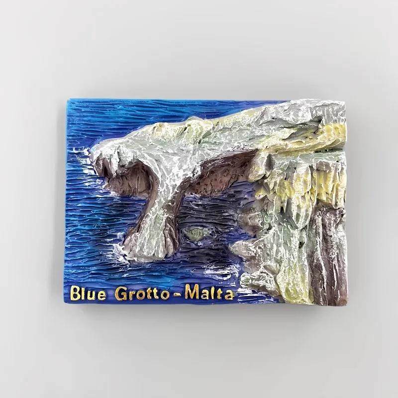 Malta Fridge Stickers Mediterranean Sea Travel Souvenirs Blue Grotto Fridge Magnets Home Decoration Wedding Gifts