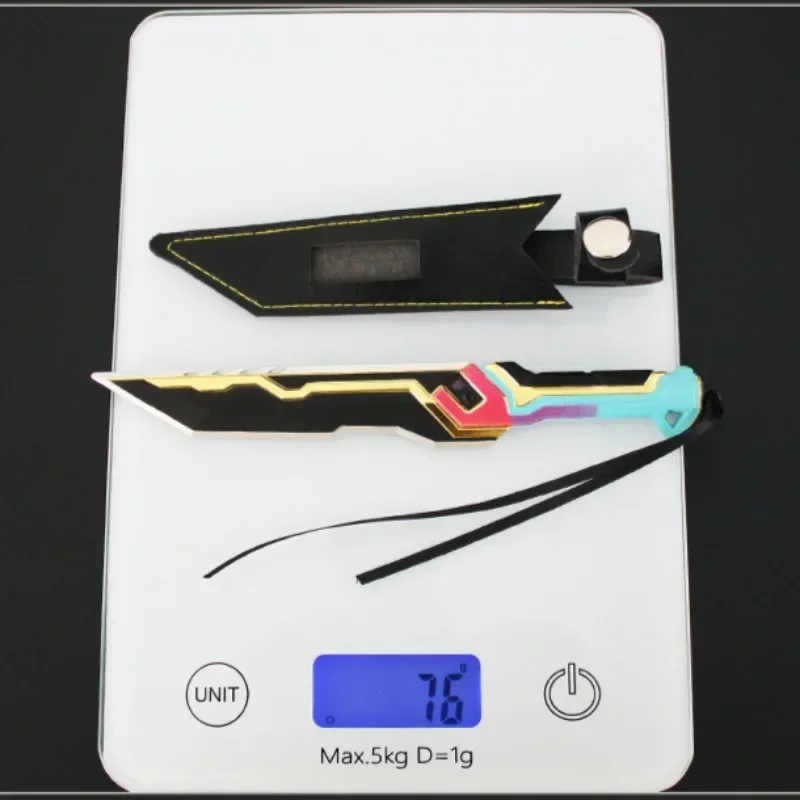 17cm vantant Glitchpop Knife periferiche di gioco Melee Metal Samurai Safe Sword Ornaments Collection Display Desktop giocattolo regalo