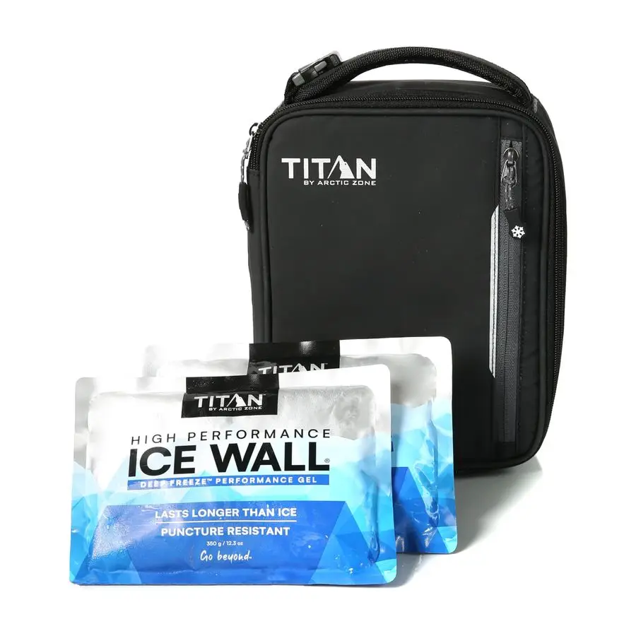 

Холодильный контейнер для еды с двумя стенками для льда по 250 г, Black Ice