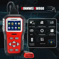 KONNWEI KW860 Obd2 Diagnostic Tool Professional and Battery Tester for Cars I/M Readiness Automotive Oil Lamp Error Code Reader