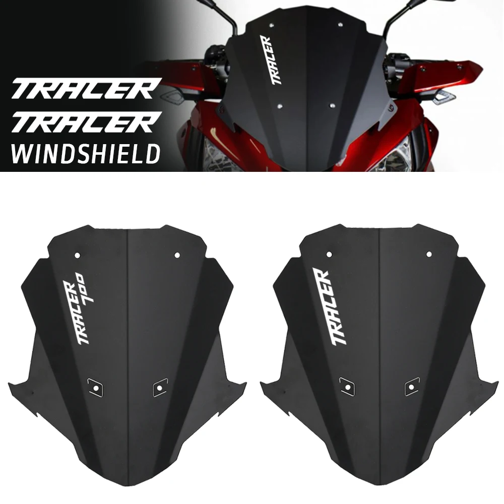 

FOR YAMAHA TRACER 7 700 GT G T gt 2020 2021 2022 2023 Motorcycle TRACER700 Double Bubble Windshield WindScreen Screen 2024 2025