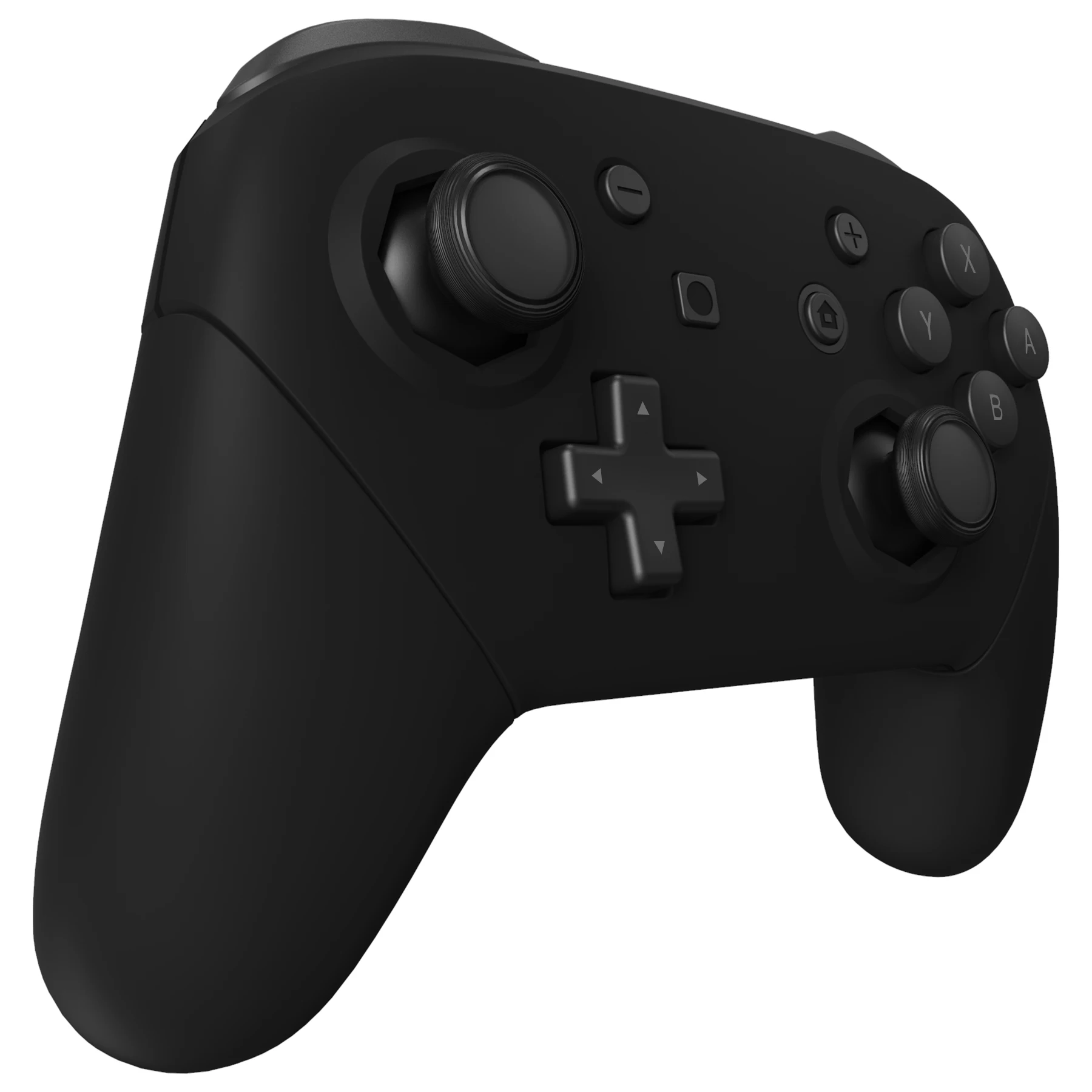 eXtremeRate DIY Grip Housing Shell para NS Switch Pro Controller - Preto, Design de Varas Gated octogonais