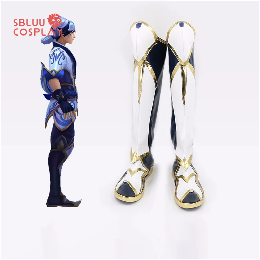 SBluuCosplay LOL Ezreal Cosplay Shoes Custom Made Boots