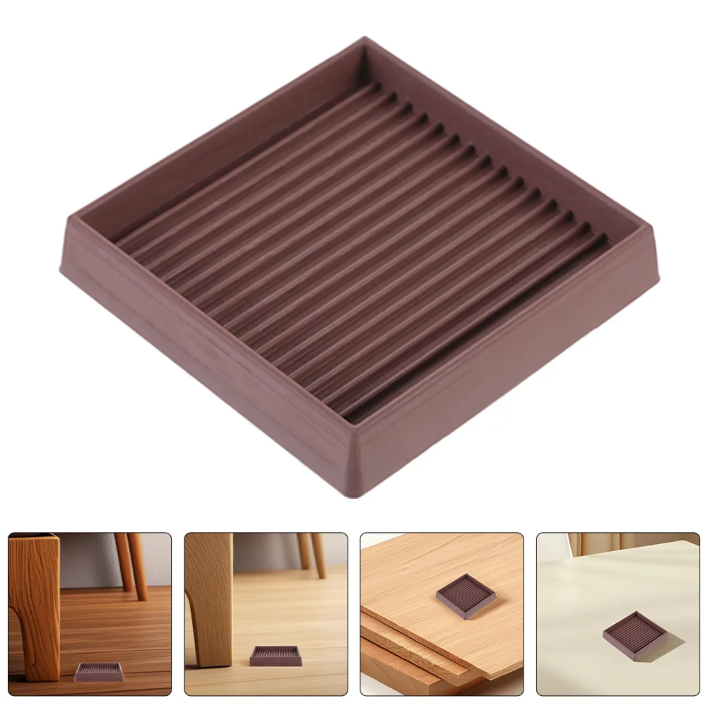 

4 Pcs Furniture Caster Cup Non Slip Stoppers Pad Skid Anti Bed Couch Floor Protectors for Pads Mat