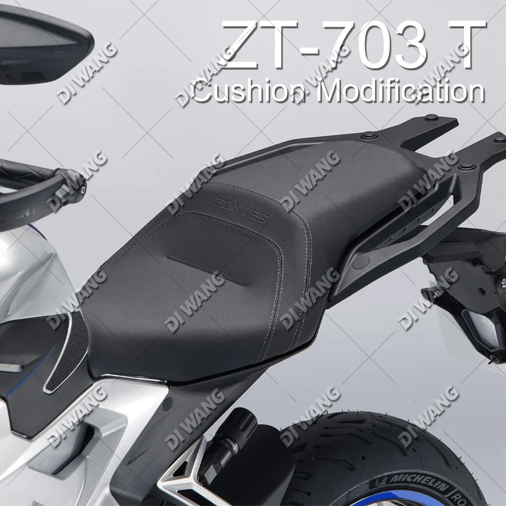 Thickened Soft Comfort Motorcycle Seat Cushion Modified Narrowed Raise Lower For ZONTES 703T Seat Assembly Parts