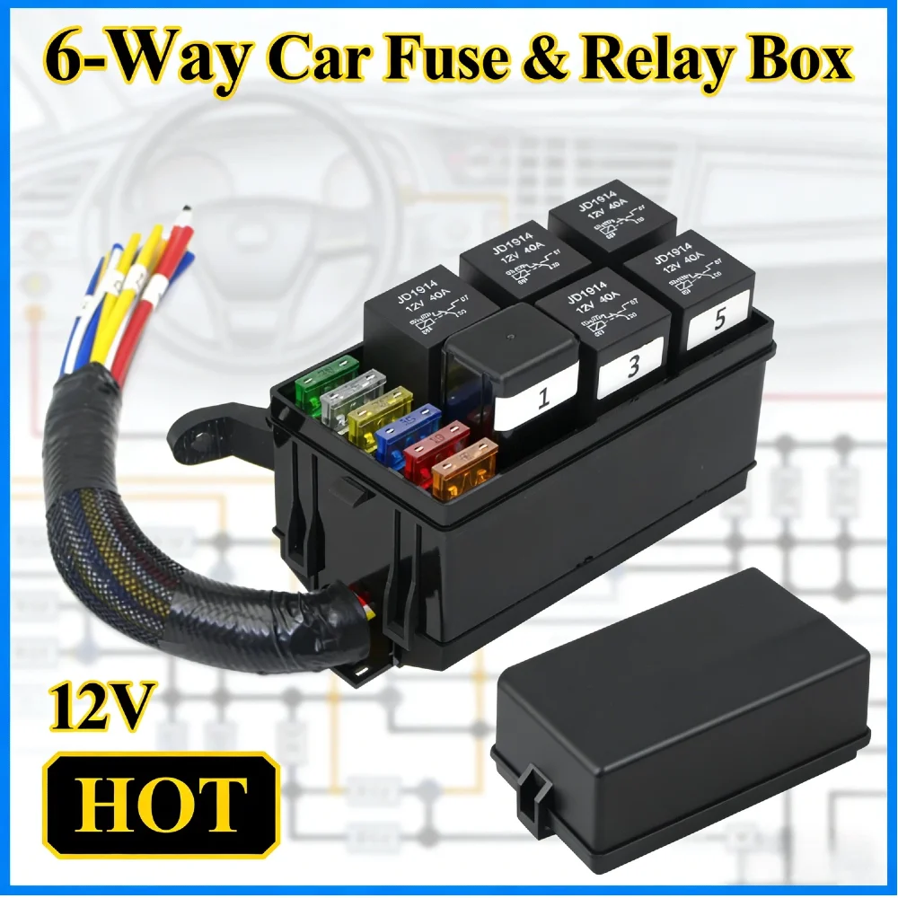 Pre-Wired 6-Way 12V…