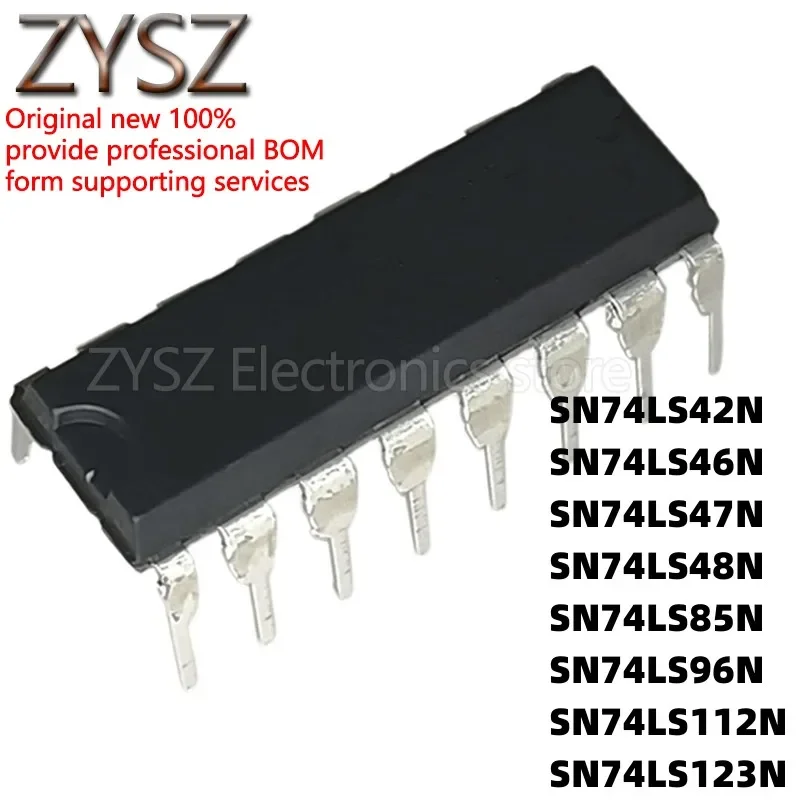 5PCS SN74LS42N HD74LS42P 46P/47P/48P/85P/96P/112P/123P DIP16