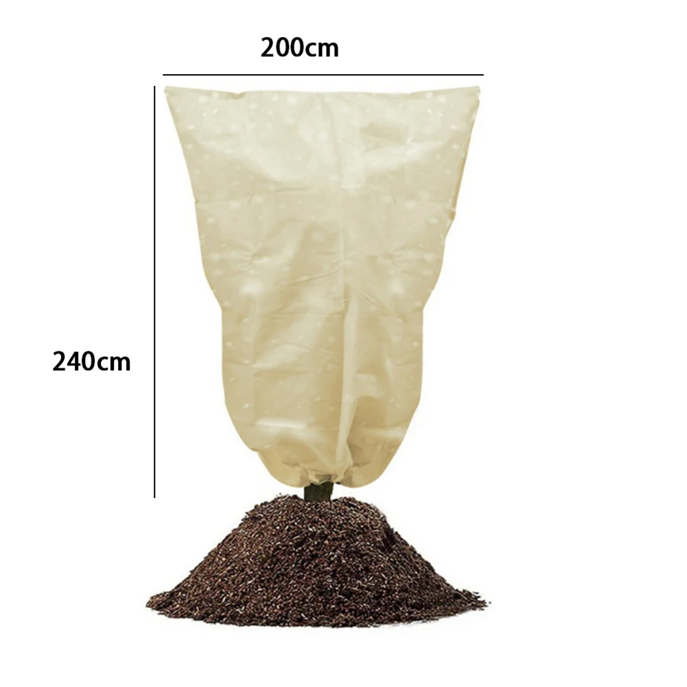 

Покрытие для растений Защита от замерзания Большая защита от мороза растений с застежкой-молнией