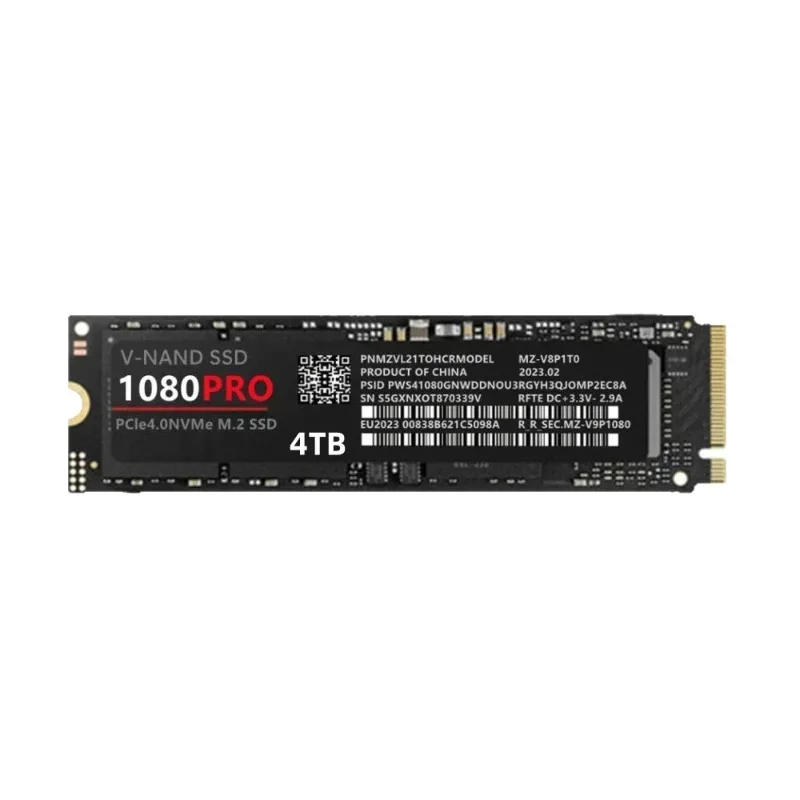 1080PRO 2 تيرابايت 1 تيرابايت SSD أصلي M2 2280 PCIe 4.0 NVME SSD