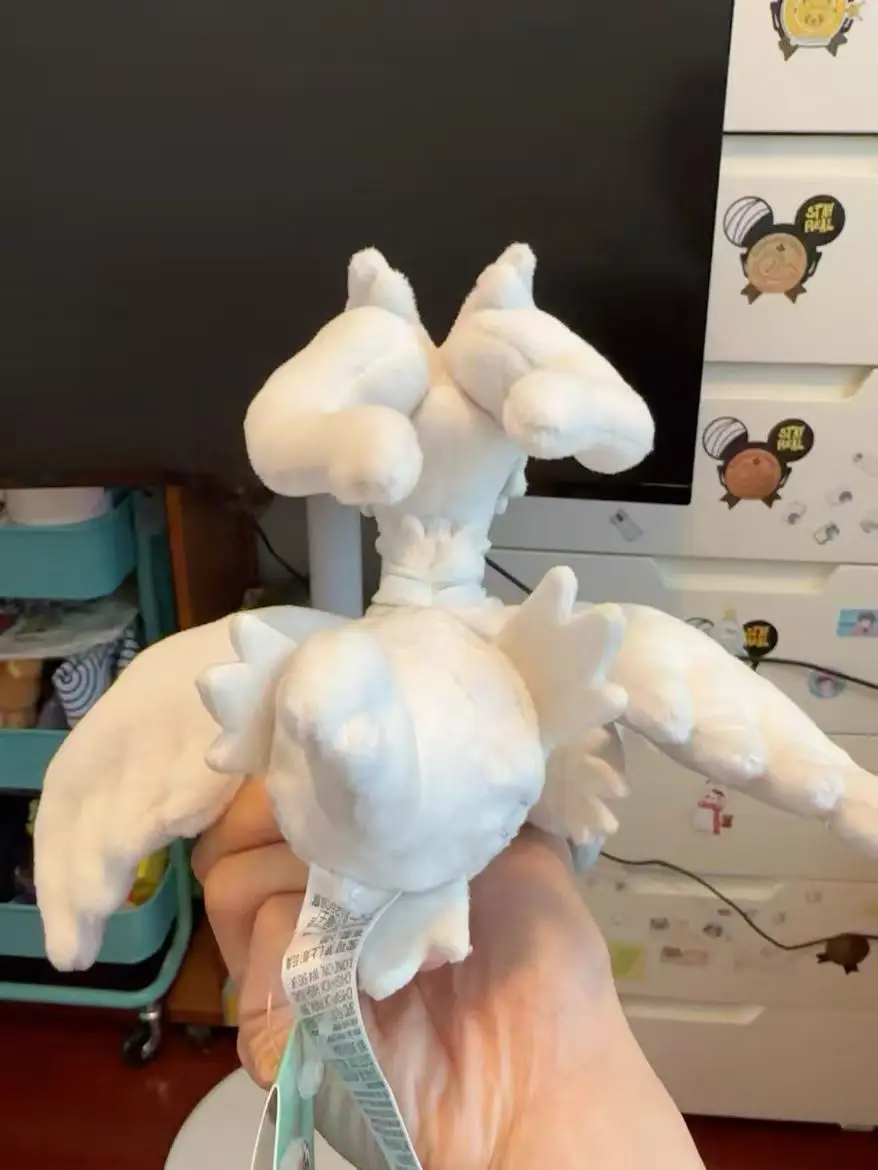 Hi-Q Original Anime Games Pokemon Fit Zekrom&Reshiram Soft Plush Toy Doll Gift For Child