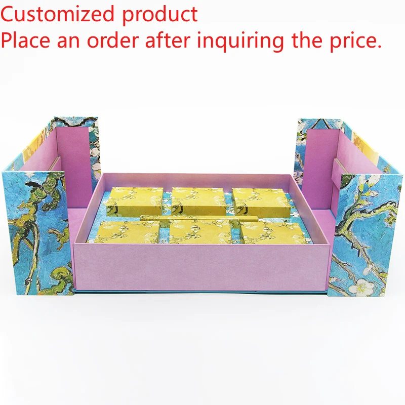 

Customized queryCustom Printing Logo Design Double Door Open Rigid Boxes Book Style Customised Christmas Gift Advent Calendar Cl