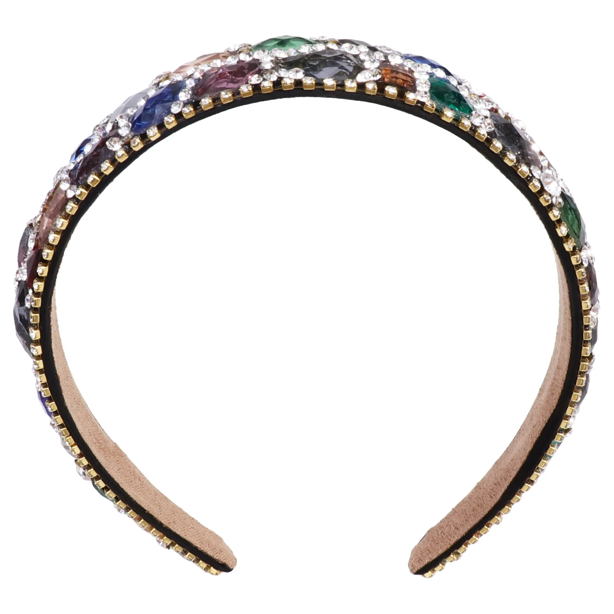 

Headbands Crystal Hairpin Hoop Creative Headdress Scarf Accessories Colorful Simple Style Hoops Woman