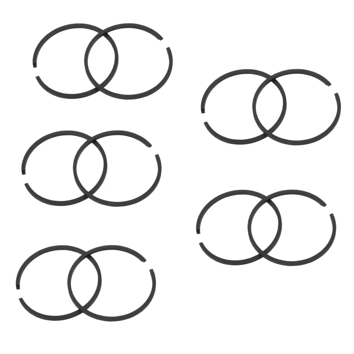 10pcs/lot Piston Rings For Stihl FS45 FS75 FS80 FS85 BG45 BG46 BG55 BG65 BG75 BG85 34mm x 1.5mm Trimmer Spare Part