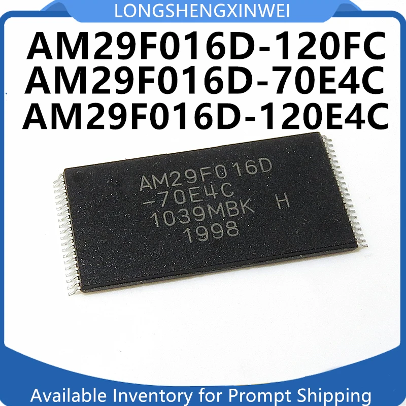 1PCS New Original AM29F016D-70E4C 120E4C AM29F016D-120FC TSOP48 In Stock