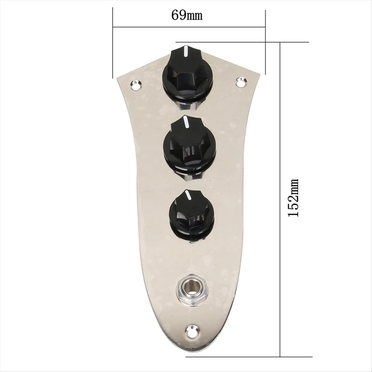 Guitar Control Plate Wired Harness Switch Knobs for 4-String Replacement Parts [AA74-AAA]