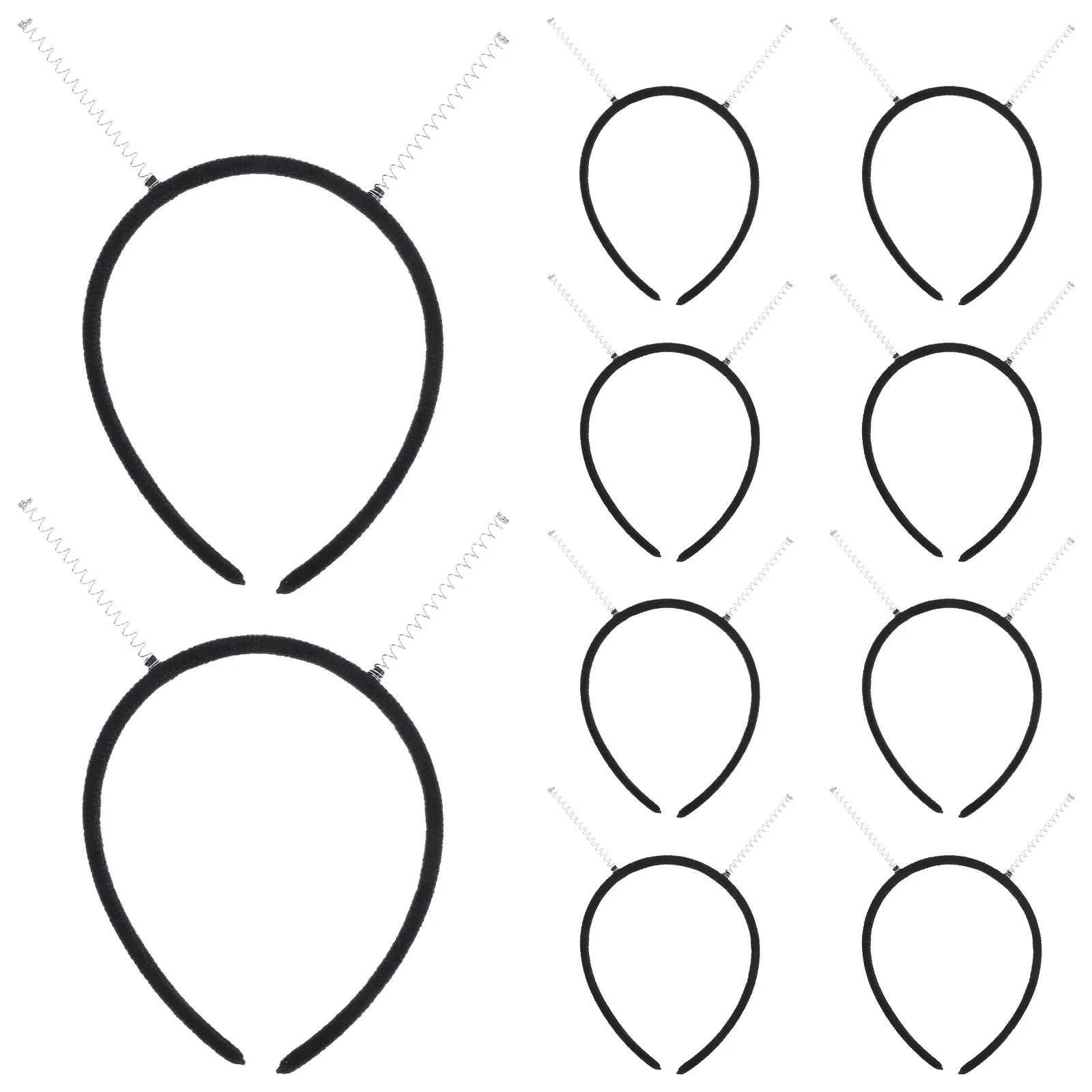 10 Pcs Diy Spring Antenna Headband Alien Costume Accessory Party Headband Headwear Cosplay Theme Adult Diy Spring Hairbands