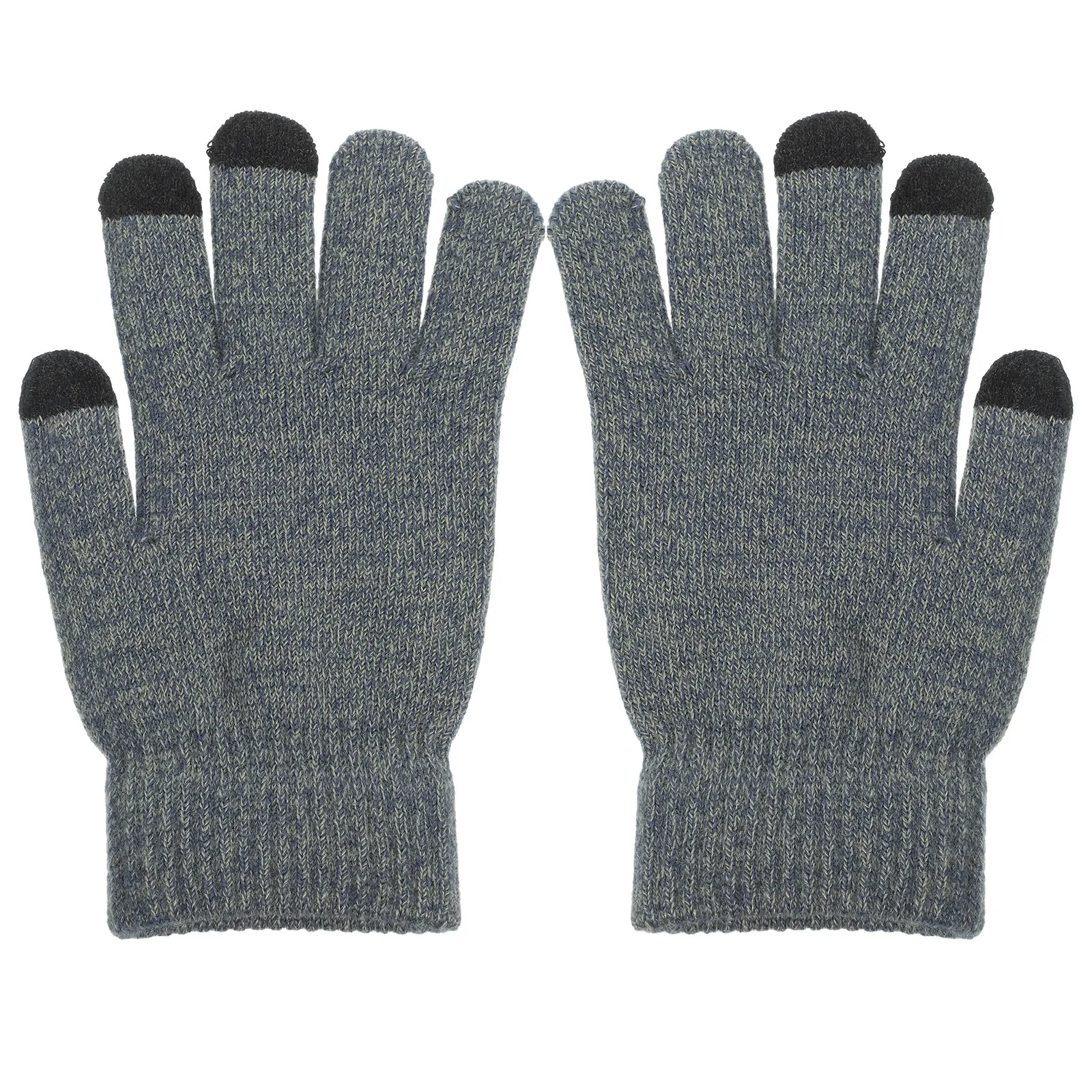 

1Pair Warm Touchscreen Gloves Men Full Finger Non Slip Cycling Skiing Driving Thermal Gloves for Cold Weather Outdoor Sports