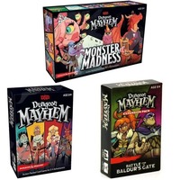 Baldur's Gate Dungeon Mayhem Board Games Monster Madness Card English Version  Card Game Children's Toy Gift