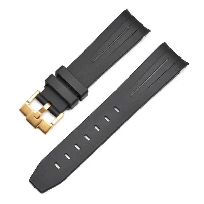 20mm 21mm 22mm High Quality Silicone Strap For GMT Ghost King Ancon Soft Rubber Sport Watch Band Wrist Bracelet with Tool