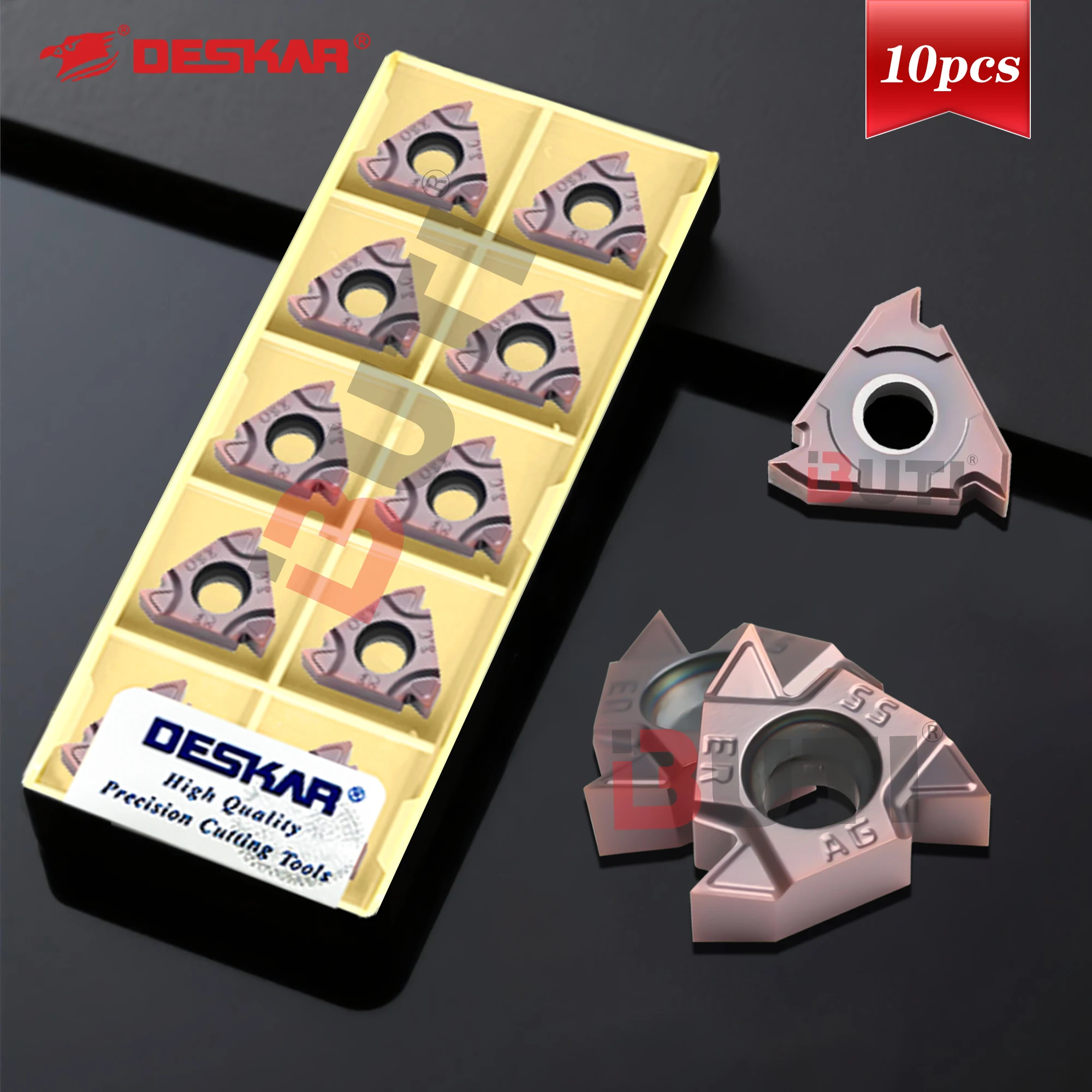 

16ERM 16IRM 3.0ISO AG55 11W 14W LF6018 DESKAR 100% Оригинальные резьбонарезные пластины для нержавеющей стали, нажимные, с винтовым креплением, зернистые