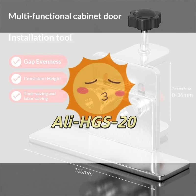 

Effortless Cabinet Door Mounting with Adjustable Jig for Precise Woodworking and Accurate Frame Placement