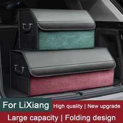 Car Trunk Storage Box New High-quality Organizer Box Folding Storage Box For Leading Ideal Li LiXiang L8 L9 Auto Accessories