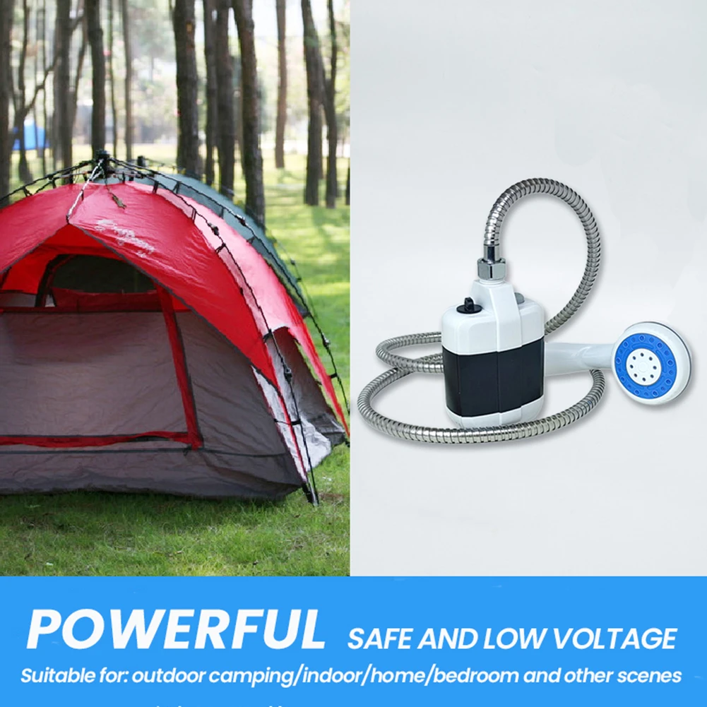 

Portable Electric Rechargeable Spray Camp Shower Head Outdoor Shower Head Sprayer for Pet Bath Car Washing Surf & Boat Cleaning