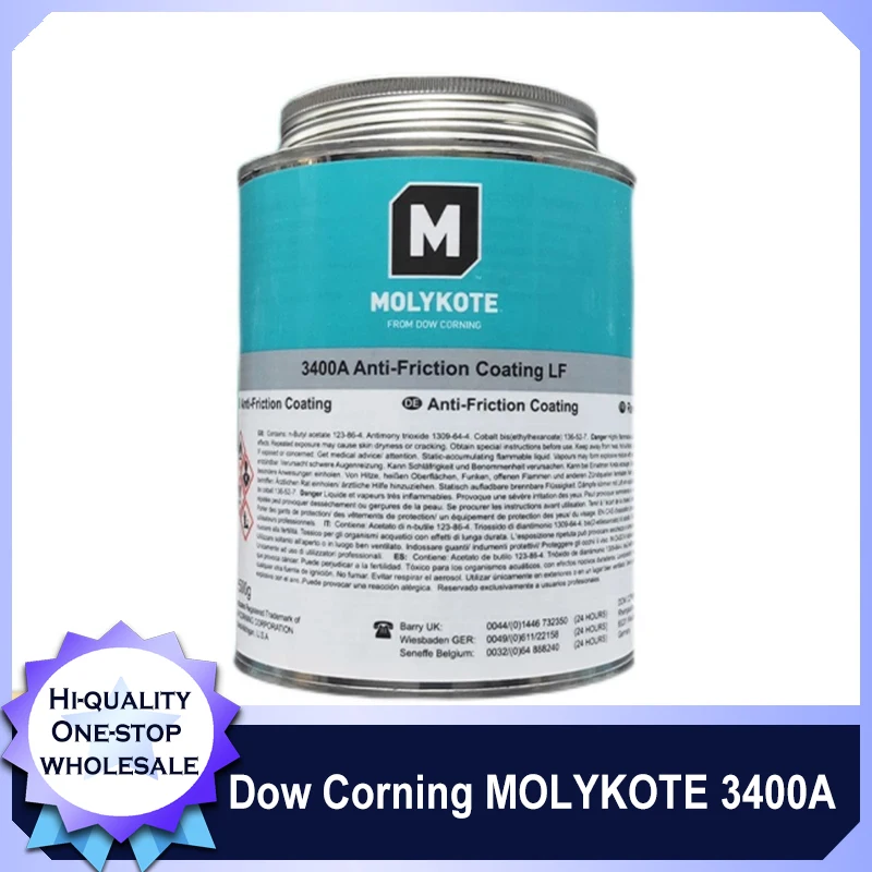 Dow Corning MOLYKOTE 3400A Anti-friction Coating Heat-curing Quick-drying Molybdenum Disulfide Bearing Lubrication Original