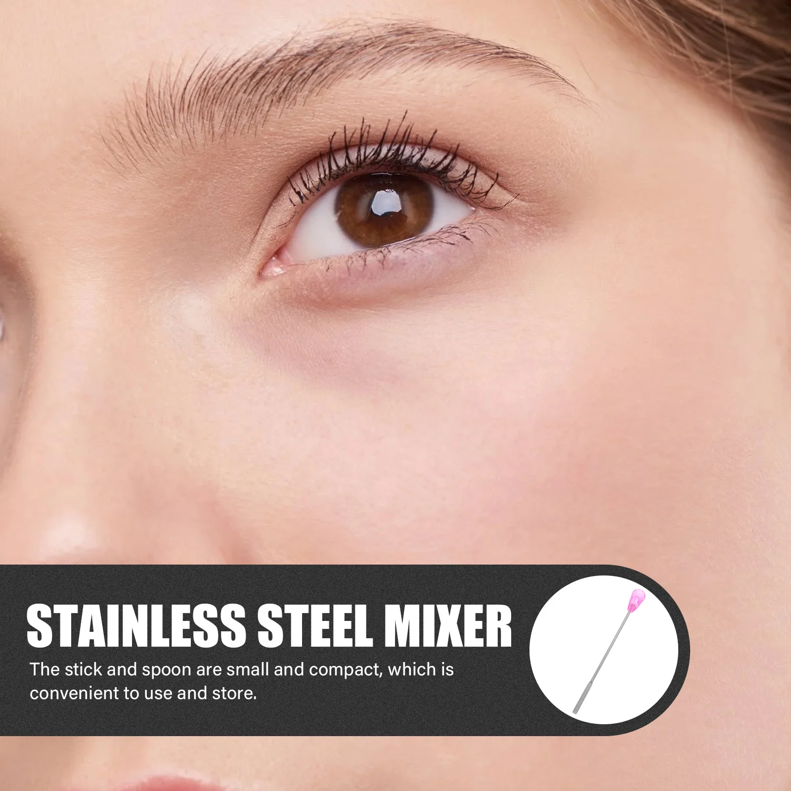 4 Stücke Edelstahl Tattoo Pigment Mixer Löffel Rührstäbchen Wiederverwendbare Werkzeuge für Tinte Farbe Kleber Mischen Pigment Mixer