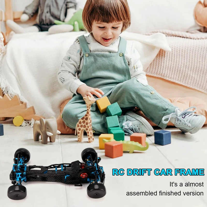 DIY RC Car Center Drive Drift Racing Frame 1/10 D5S RC Car Carbon Fiber Frame DIY KIT High Speed Racing Model