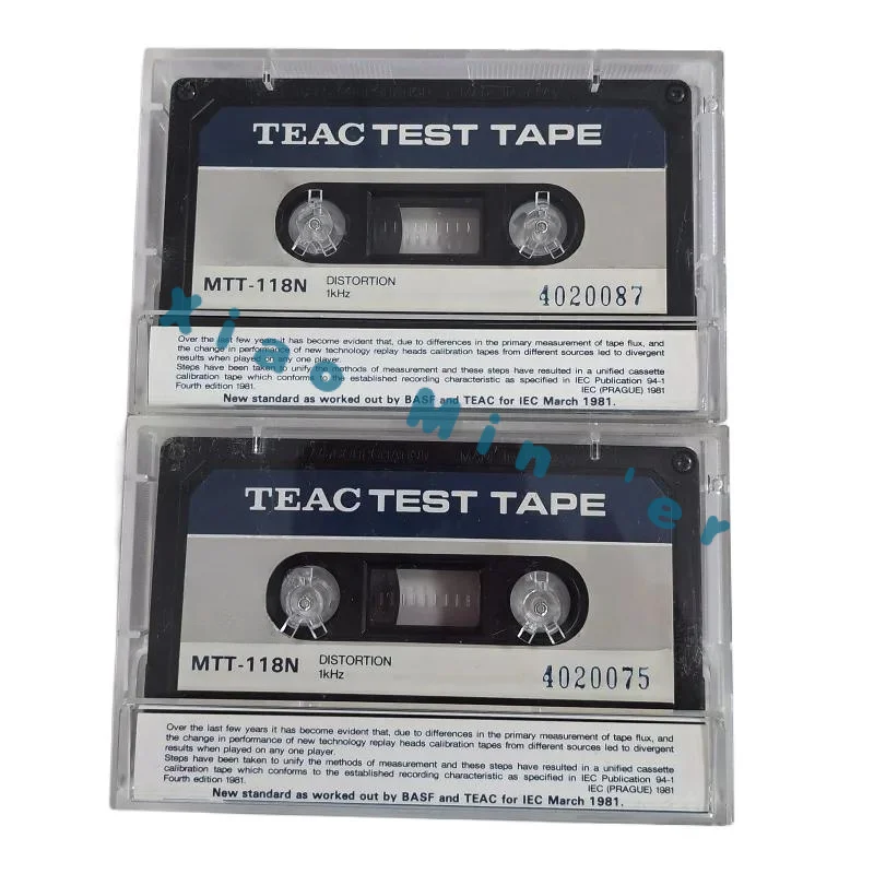 

For TEAC TEST TAPE MTT-118N 1Khz-10dB Distortion Check Level Adjustment