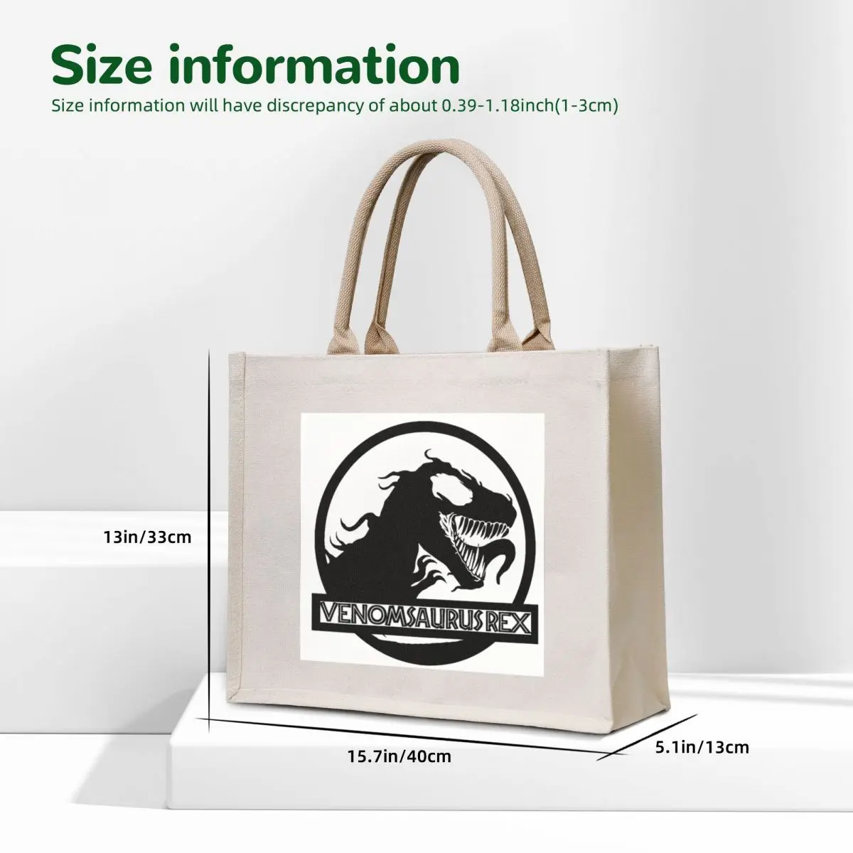 Venomsaurus Rex Tote Bag canvas bags shopper bags Big bag shoping bag