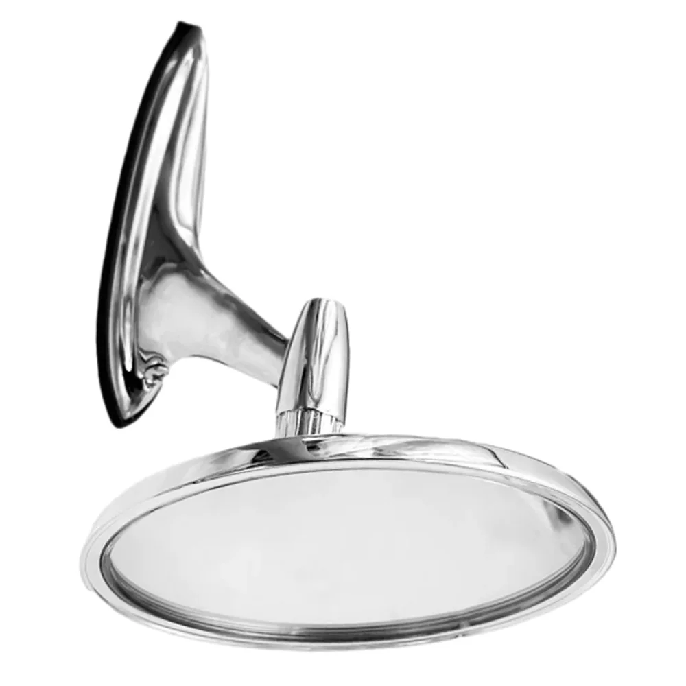 Car Door Side Mirrors for Chevrolet Impala Corvair Chevy II Biscayne Chevelle Nova Chrome Circular Rearview Convex Mirror view 3