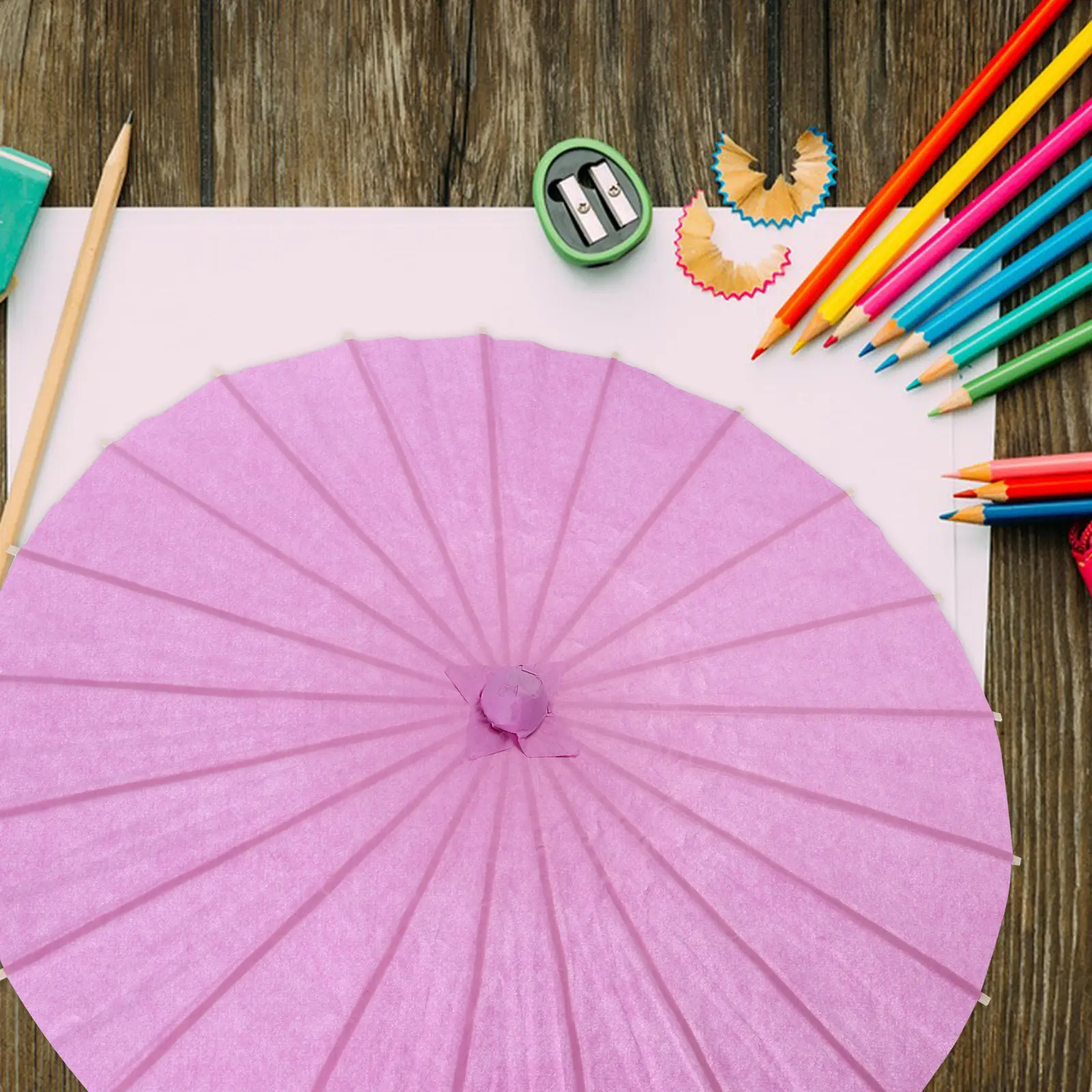 白紙傘 DIY 油紙パラソル 大人用 アートクラフト 絵画装 - Art Craft Umbrella のレビューと価格