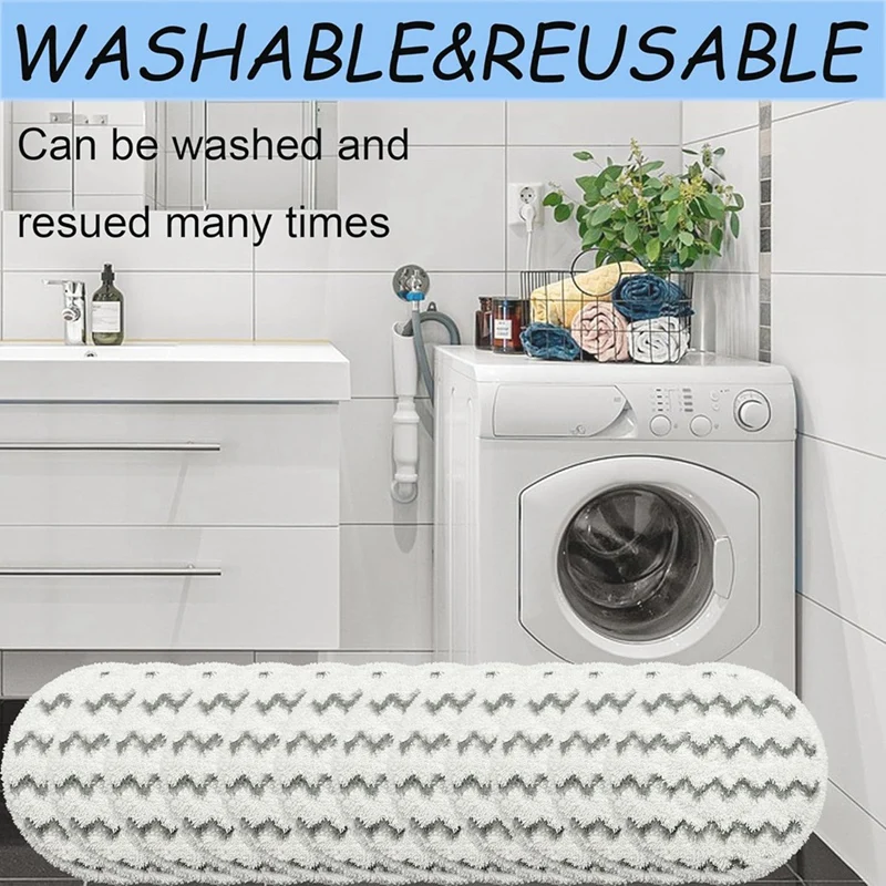 Sostituzione dei cuscinetti per mocio rotanti da 12 pezzi per Bissell Spinwave Smartsteam 3897A Mop a vapore per strofinare