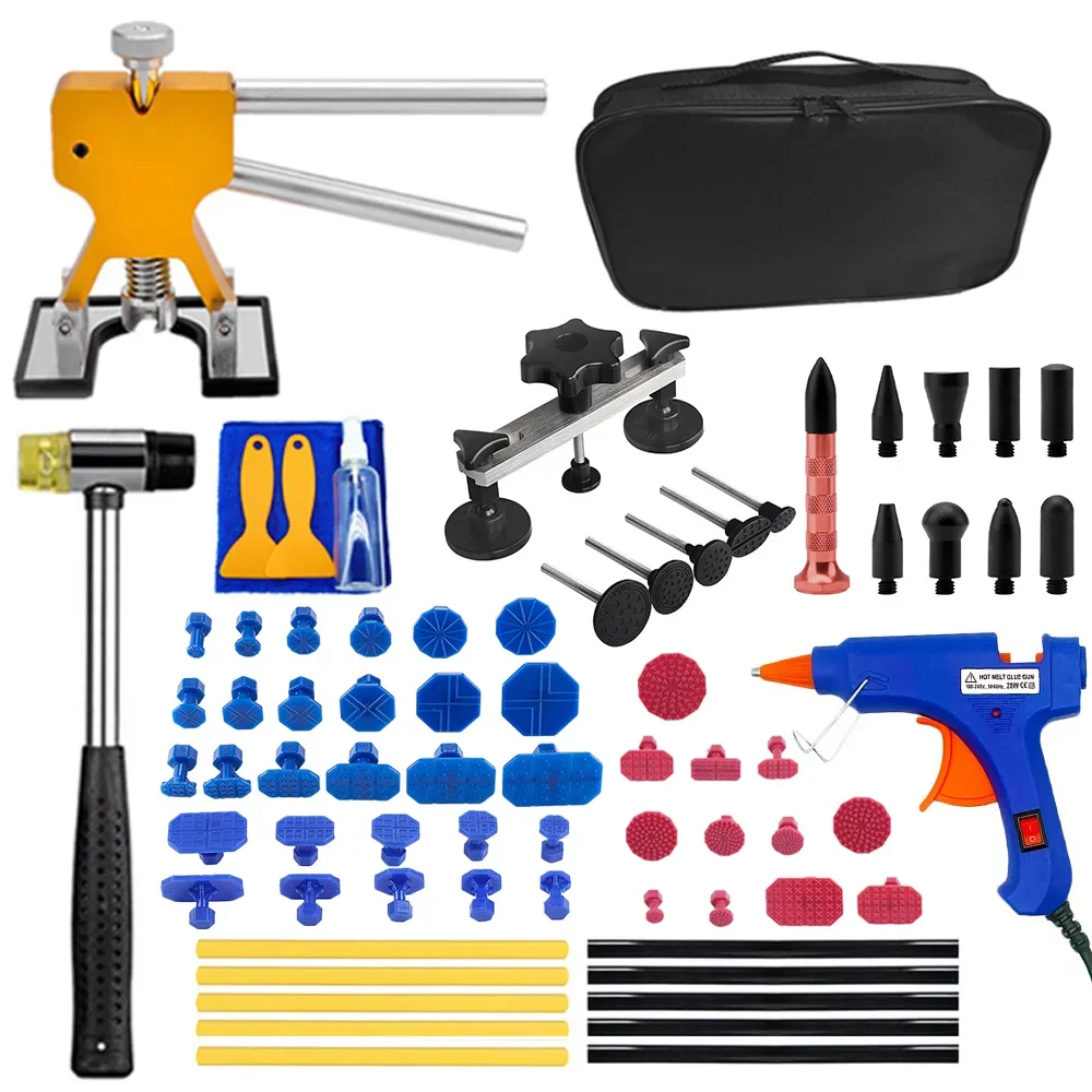 Auto Paintless Body Dent Removal Kits, Ferramentas de reparo do carro Dent, Removedor automotivo, Ventosa, Extrator Tool Kit