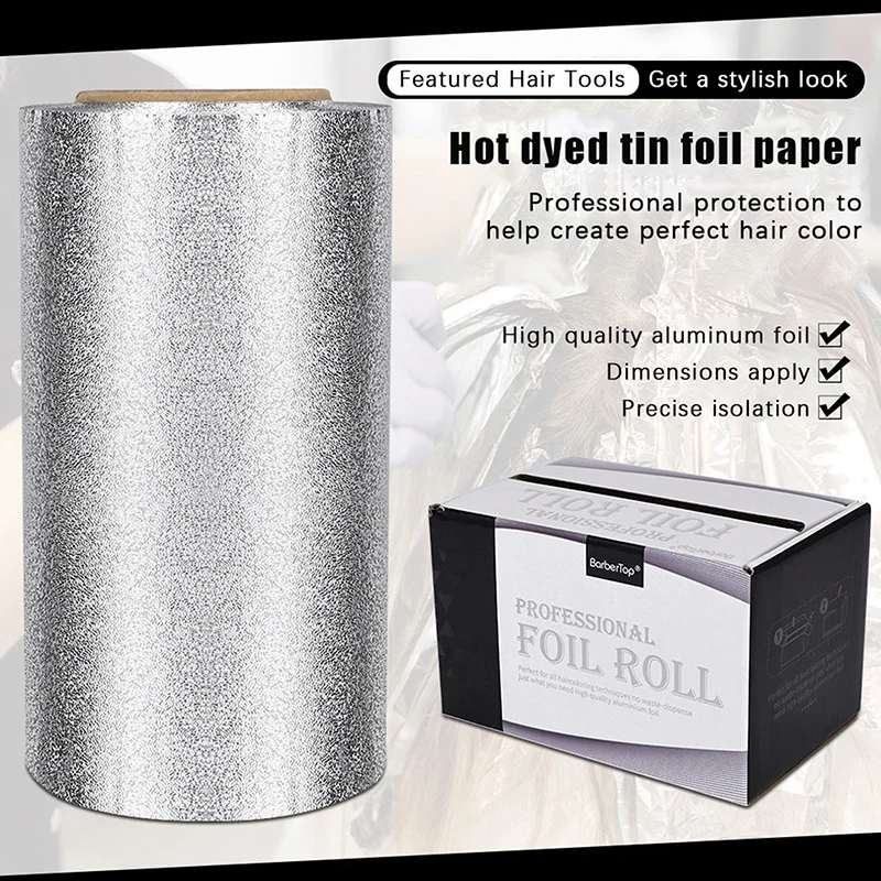 

30/50 Meters Aluminum Foil Heavy Duty Professional For Hair Coloring Highlights Bleaching Salon Barber Styling Tools