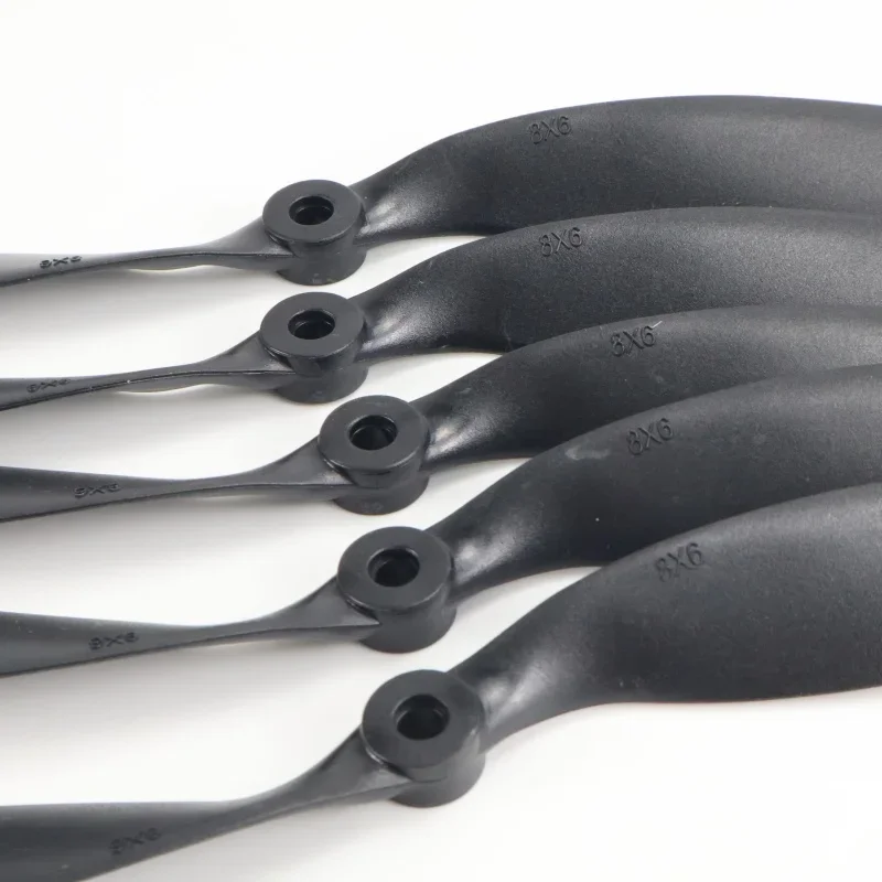 Hélices de fibra de vidrio y accesorios de nailon para avión RC Quadcopter perfecto 8x6 RC palas de hélices de avión 5/10 unids/lote 8060