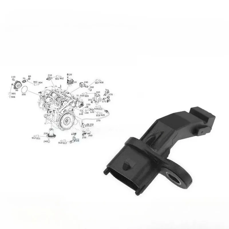 Crankshaft Position Sensor For M270 M274 Fits C180 C260 E260 GLK260 GLC260 2026 New Auto Replacement Part