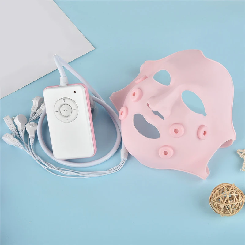 Masażer do twarzy EMS Lifting Terapia Przeciwzmarszczkowa Pielęgnacja Skóry Nawilżająca Maska LED Uroda Dom