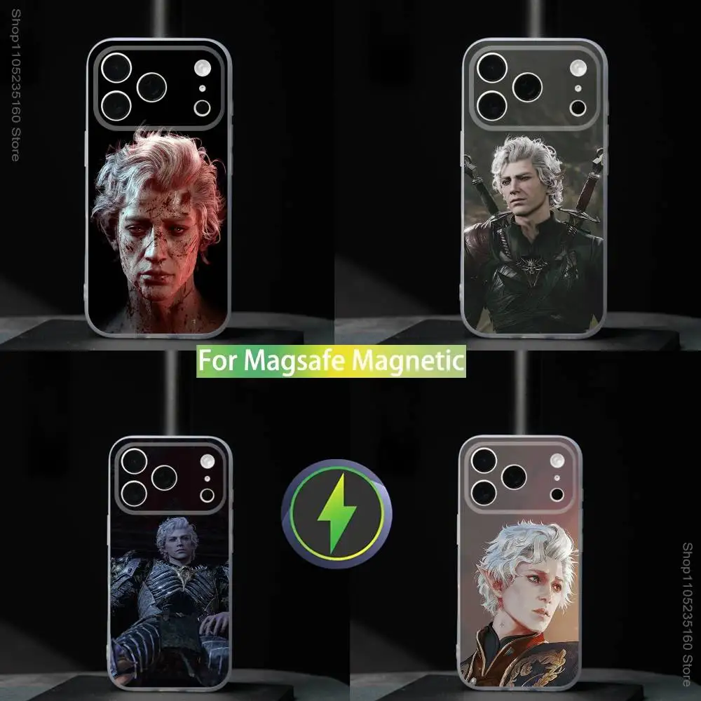 

Astarion B-Baldurs-G-Gate 3 Phone Case For iPhone 17,16,15,14,13,12,11,Pro,Max,Plus,Mini,SE4,E Magnetic For Magsafe Wireless